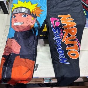 Naruto Shippuden Black Joggers Medium